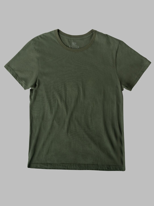 Men's Crafted Comfort Artisan Tee™ Crew T-Shirt Military Green