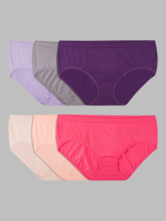 Fruit of the Loom Women's Ultra Soft Modal Low-rise Brief, 4-Pack, Sizes:  9-13 