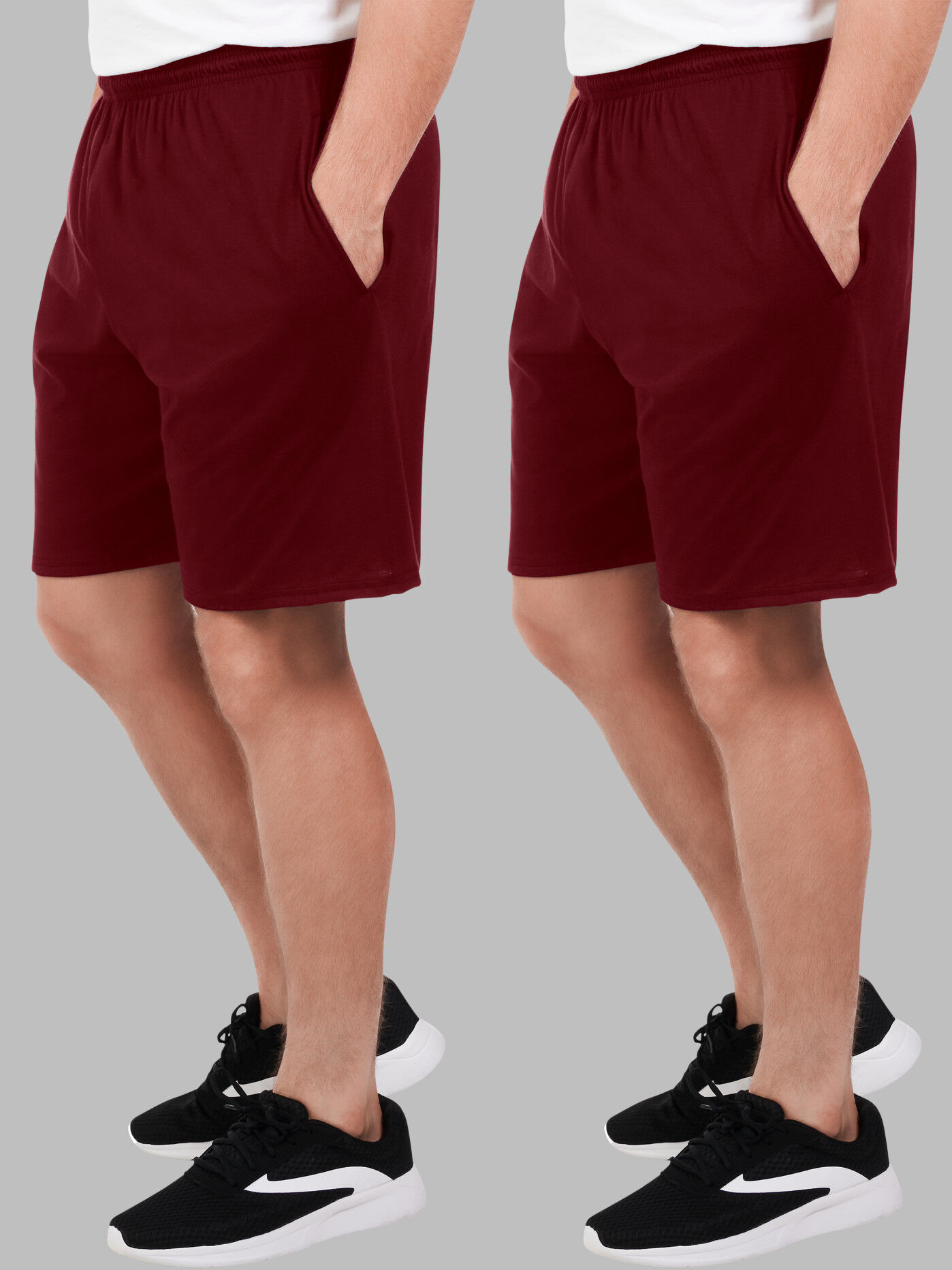 Big Men s EverSoft Jersey Shorts Fruit of the Loom