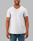 Men's Soft Short Sleeve V-Neck T-Shirt, 2 Pack White