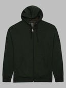 EverSoft®  Fleece Full Zip Hoodie Sweatshirt Duffle Bag Green