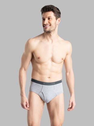 Men's Fashion Briefs, Extended Sizes Assorted 6 Pack 