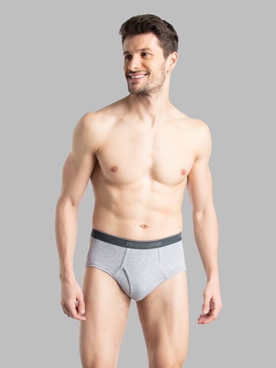 Men's Fashion Briefs, Extended Sizes Assorted 6 Pack Assorted