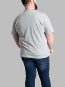 Big Men's Eversoft®  Short Sleeve Pocket T-Shirt Mineral Grey Heather