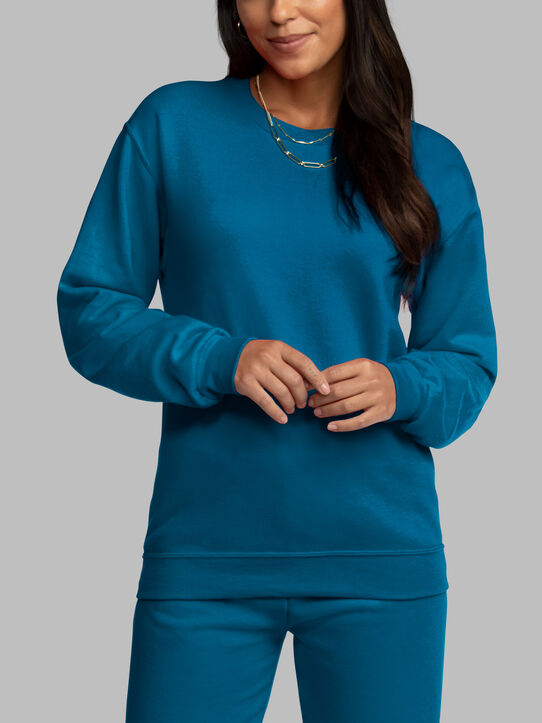 Eversoft® Fleece Crew Sweatshirt, Extended Sizes Blue