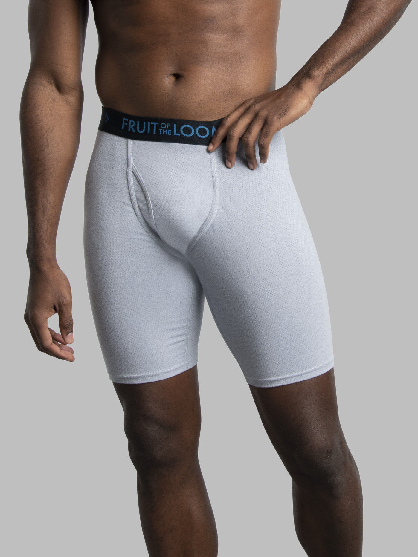 Fruit of the loom clearance breathable boxer briefs long leg