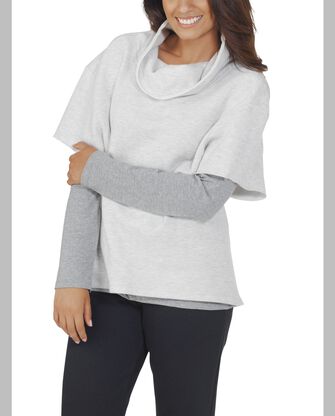 Women's Essentials Cowl Neck Pullover, 1 Pack 