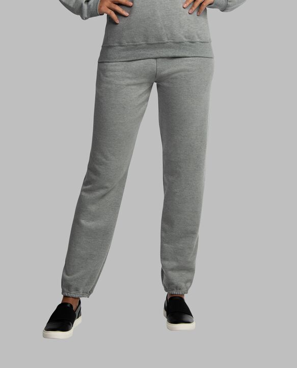 EverSoft Fleece Elastic Bottom Sweatpants, 1 Pack Grey Heather