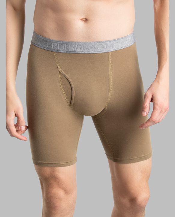 Men's Workgear™ Cotton Stretch Boxer Briefs, Assorted 3 Pack Assorted