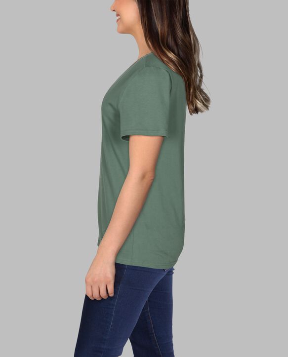 Women's Crafted Comfort Artisan Tee™ Crew T-Shirt Hedge