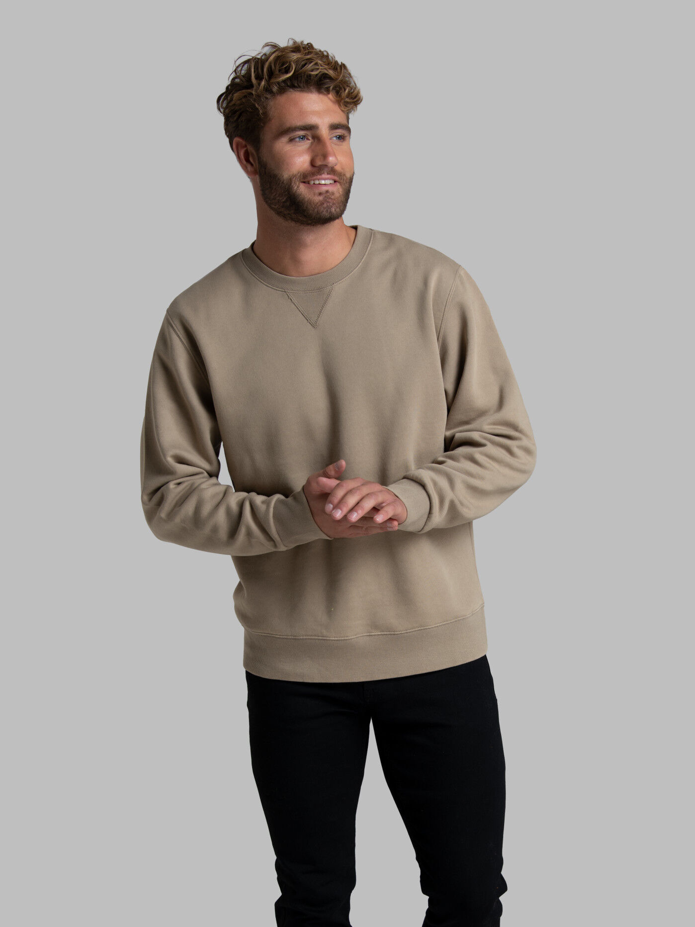 Khaki sweatshirt outlet