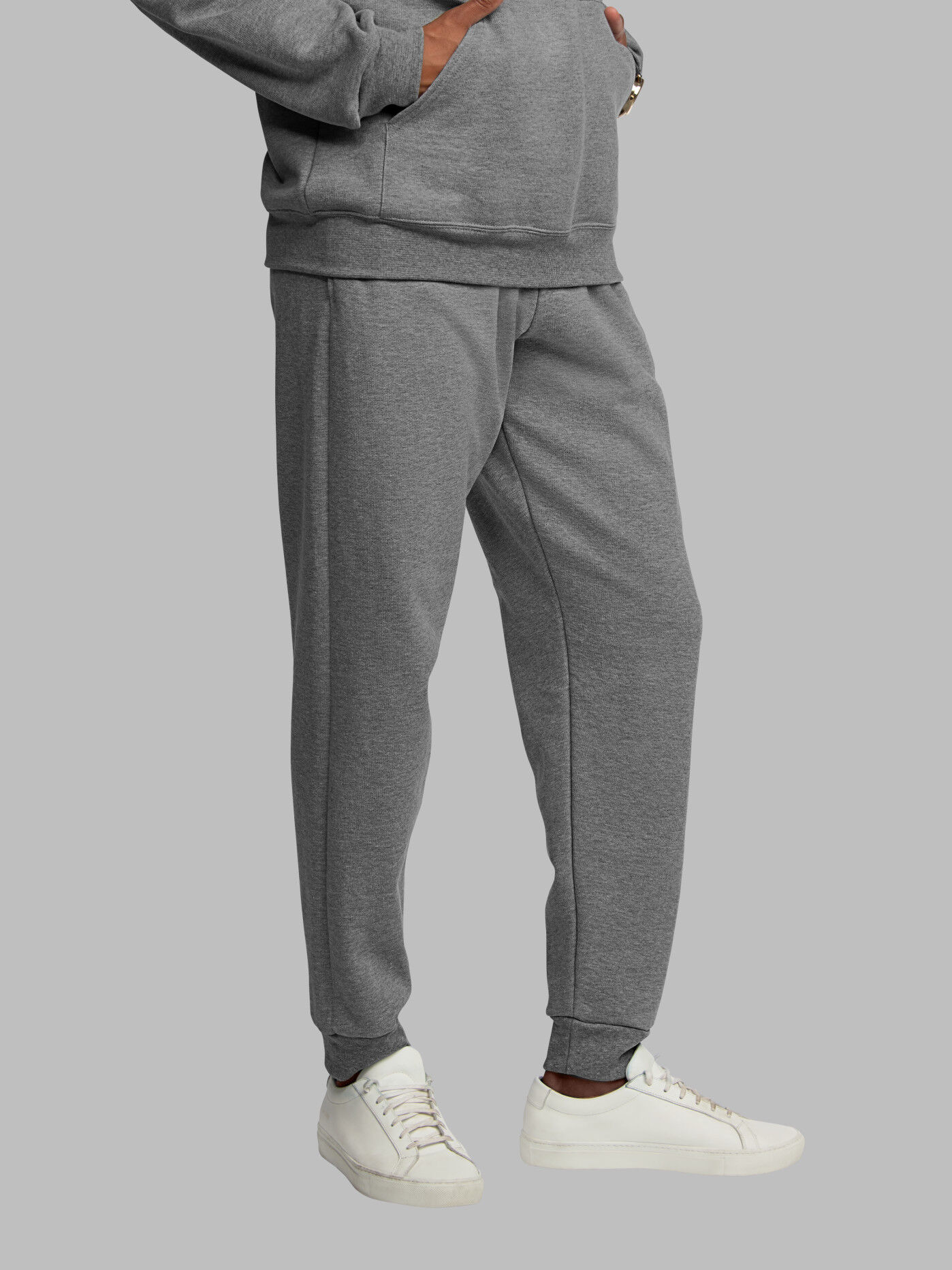 Fruit of the on sale loom white joggers