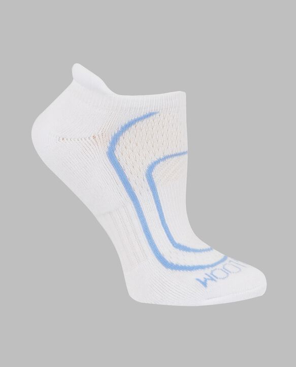 Women's Coolzone® Cushioned Cotton No Show Tab Socks, 6 Pack