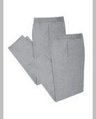Men's Super Soft Fleece Open Bottom Sweatpants, 2 Pack 