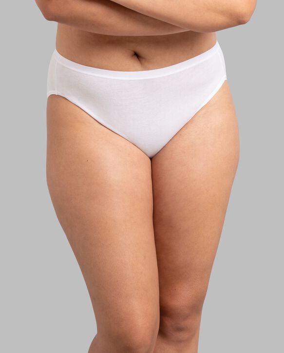 Women's Premium Ultra Soft Hi-Cut Panty, Assorted 6 Pack 