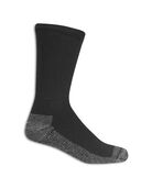 Men's Fruit of the Loom® Workgear™ Crew Socks,  10 Pack, Size 6-12 BLACK/CHARCOAL