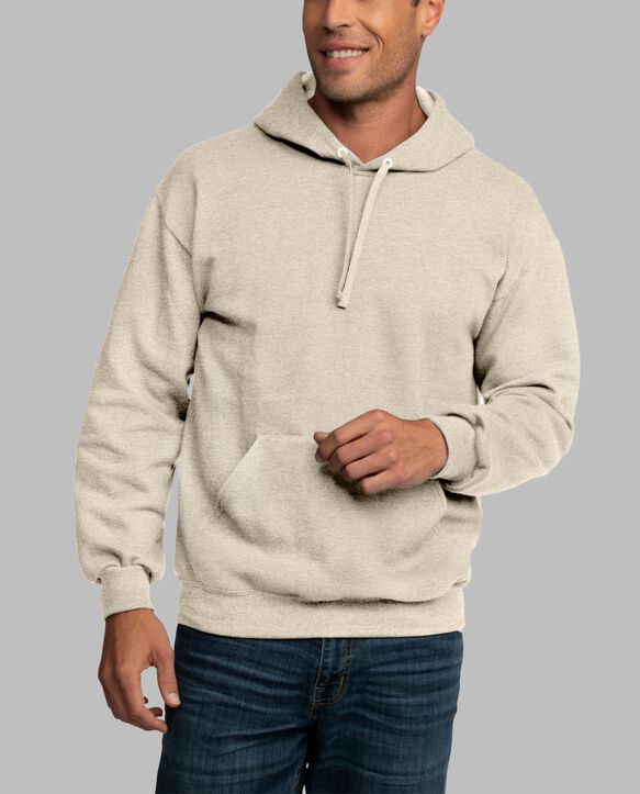 Eversoft® Fleece Pullover Hoodie Sweatshirt, Extended Sizes Khaki Heather
