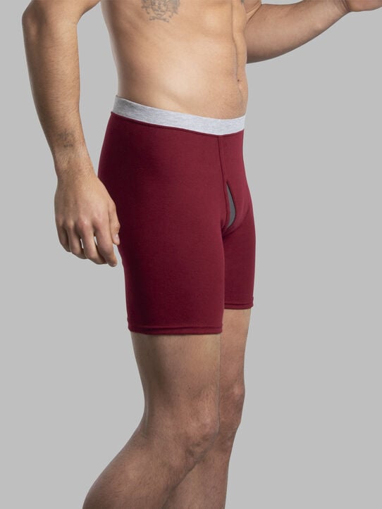 Men's CoolZone® Covered Waistband Boxer Brief, Assorted 6 Pack Assorted