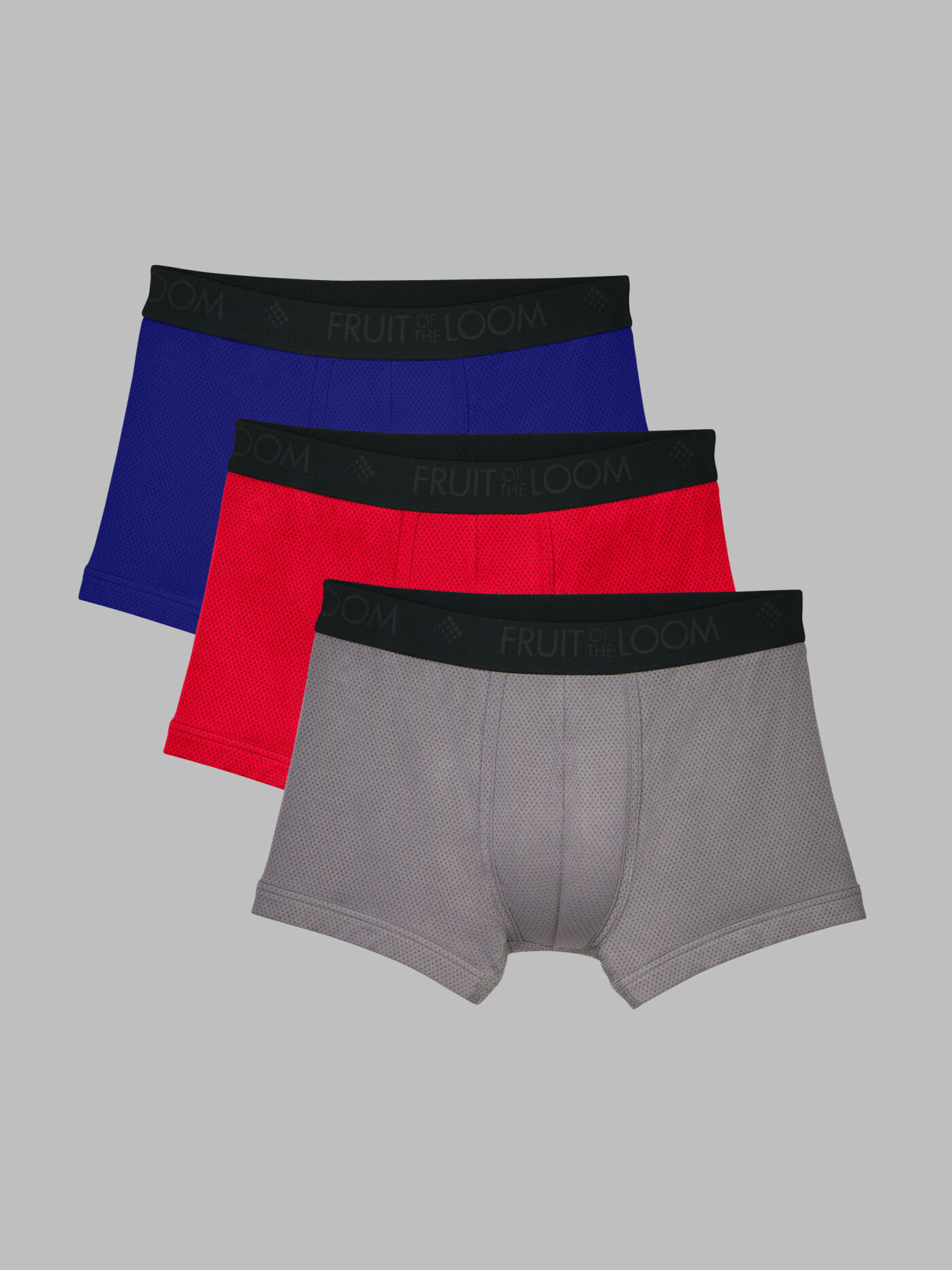 Fruit of the loom men's best sale breathable short leg boxer brief