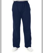 Men's Supersoft Fleece Open Bottom Sweatpants, 1 Pack J Navy