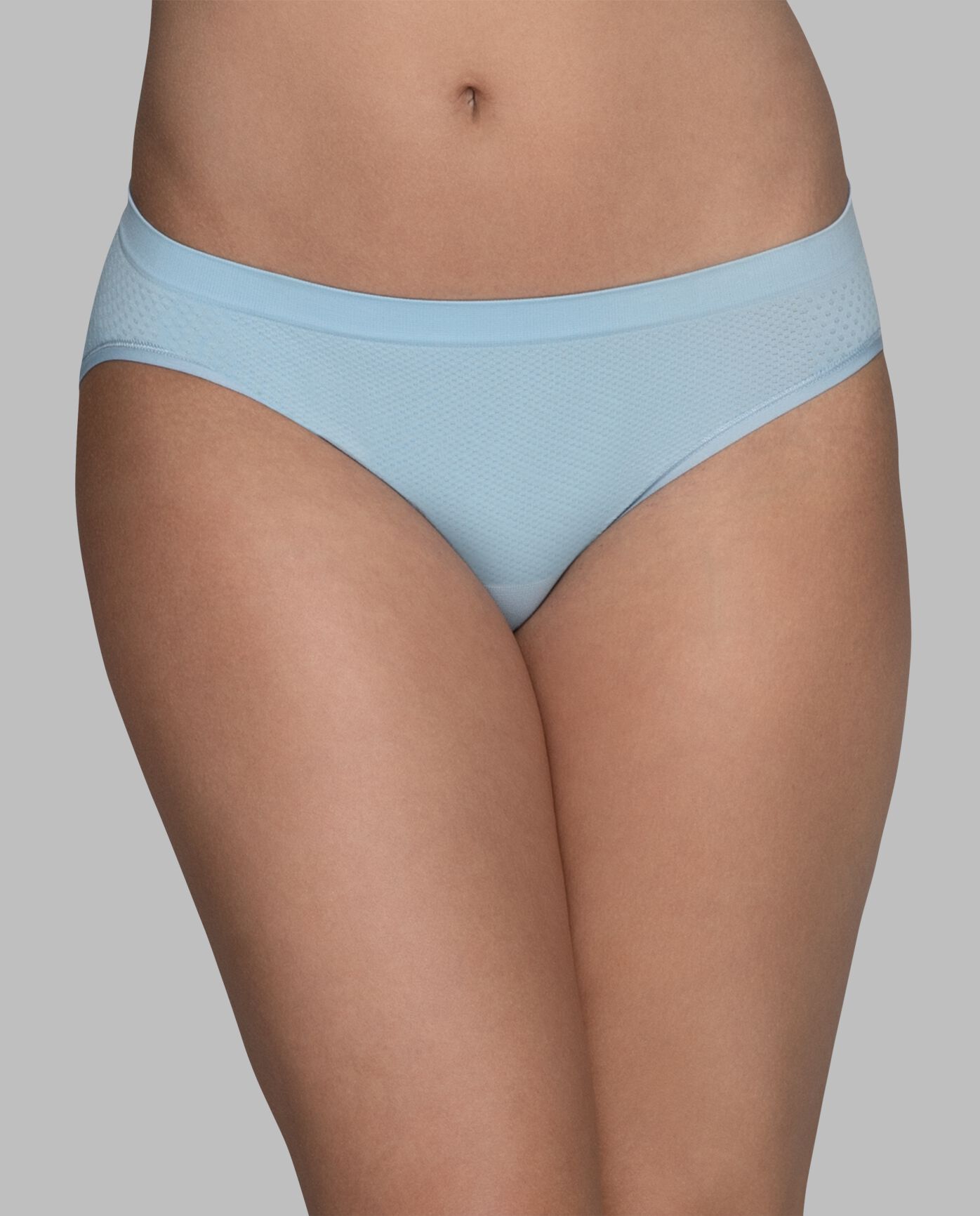 Women's Breathable Seamless Bikini Panty, Assorted 3 Pack
