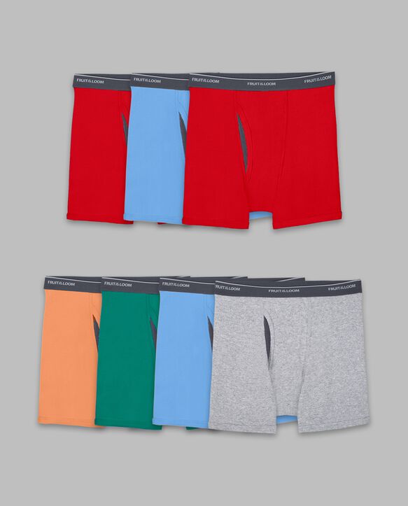 Boys' Eversoft® CoolZone® Boxer Briefs, Assorted 7 Pack 
