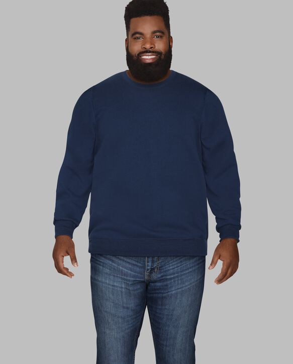 Big Men's Eversoft® Fleece Crew Sweatshirt Blue Cove