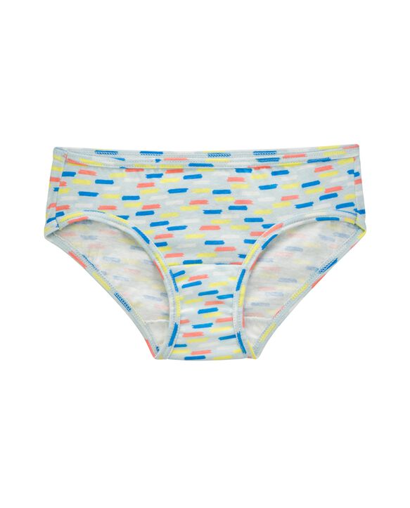 Girls' Assorted Cotton Hipster, 14 Pack Printed Stars/Dashes Assortment