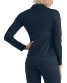 Women's Seek No Further Long Sleeve Open Front Fitted Blazer Navy Nights
