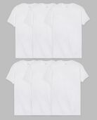Men's CoolZone® Crew Undershirts, White 6 Pack White