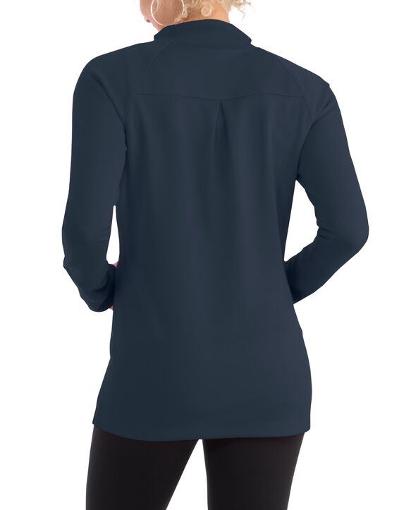 Women's Seek No Further Long Sleeve Full Zip Raglan Track Jacket Navy Nights