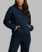 Eversoft® Fleece Pullover Hoodie Sweatshirt, Extended Sizes, 1 Pack Navy