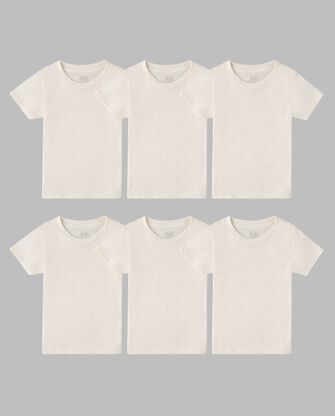 Toddler Boys' Natural Cotton Crew T-Shirt, 6 Pack 