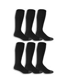 Men's Work Gear Tube Socks, 10 Pack, Size 6-12 BLACK/CHARCOAL
