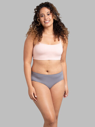 Fruit of the Loom Women's 360° Stretch Underwear, High Performance Stretch  for Effortless Comfort, Available in Plus Size