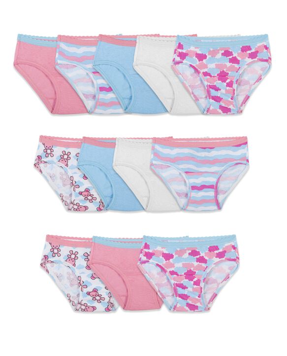 Toddler Girls' Hipster Panty, 12 Pack Assorted