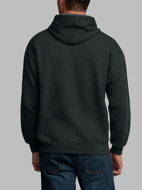 EverSoft®  Fleece Pullover Hoodie Sweatshirt Black Heather