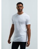 BVD Men's White Cotton Crew T-Shirt, 5 Pack WHITE