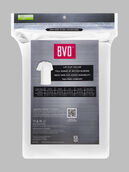 BVD® Men's Short Sleeve Cotton V-neck T-Shirt, White 5 Pack White