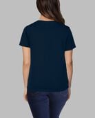 Women's Crafted Comfort™ Artisan Crew T-Shirt Navy Nights