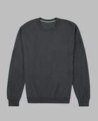 Eversoft® Fleece Crew Sweatshirt, Extended Sizes, 1 Pack Black Heather