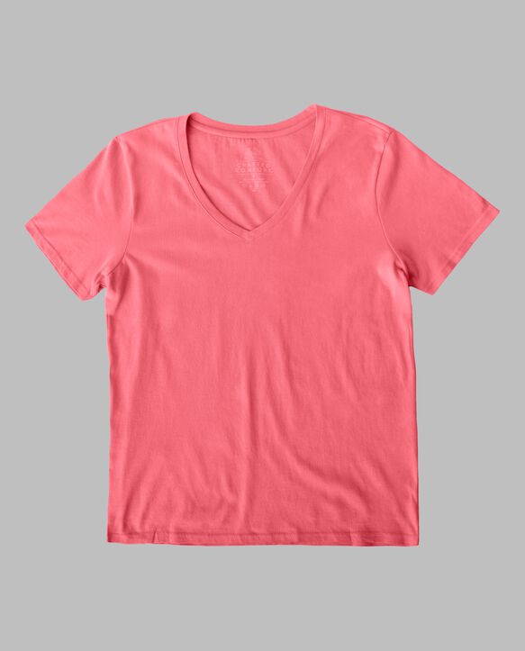 Women's Crafted Comfort Artisan Tee™ V-Neck T-Shirt Ginger Zinger