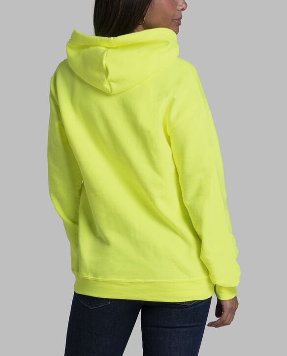 Eversoft® Fleece Pullover Hoodie Sweatshirt Safety Green