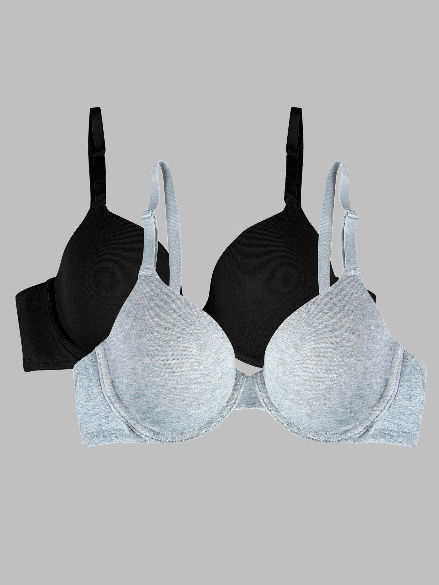 Fruit of the Loom T-Shirt Bra 2 Pack, Style FT938, Sizes M to XXL 