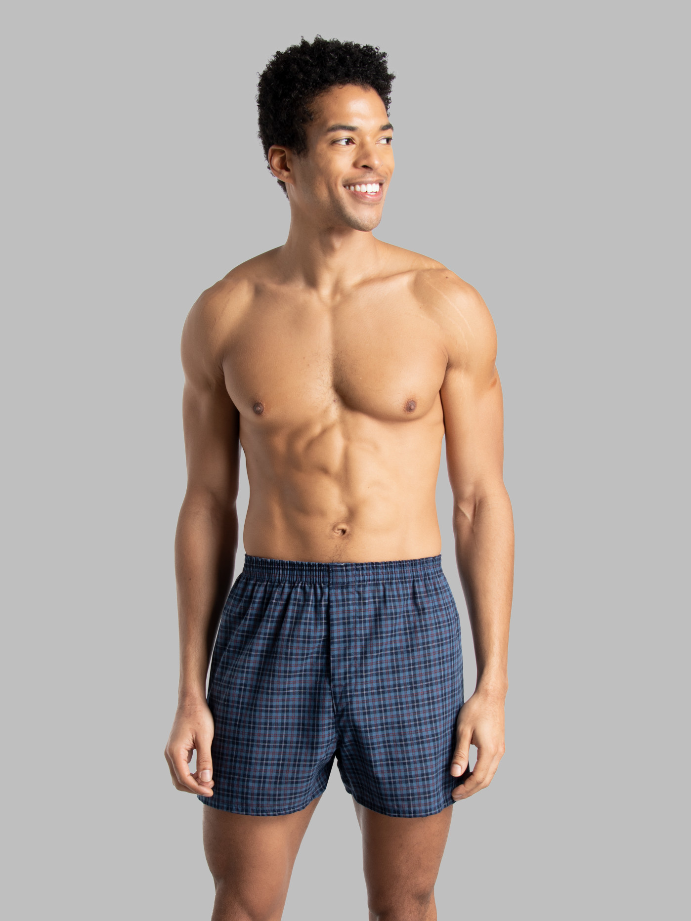 Basic Fruit of Woven Men\'s Boxers the Loom | Boxer Fit