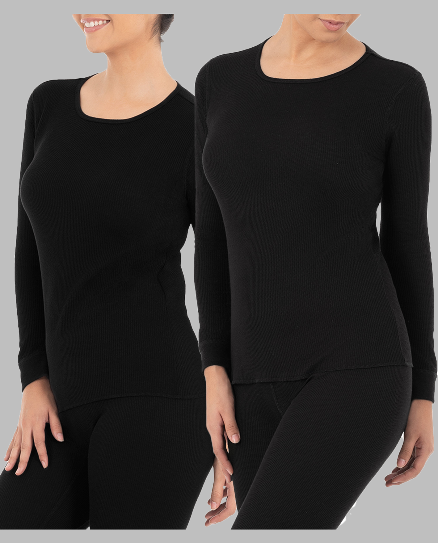 noun Clap exception Women's Thermal Crew Top | Fruit of the Loom Thermals