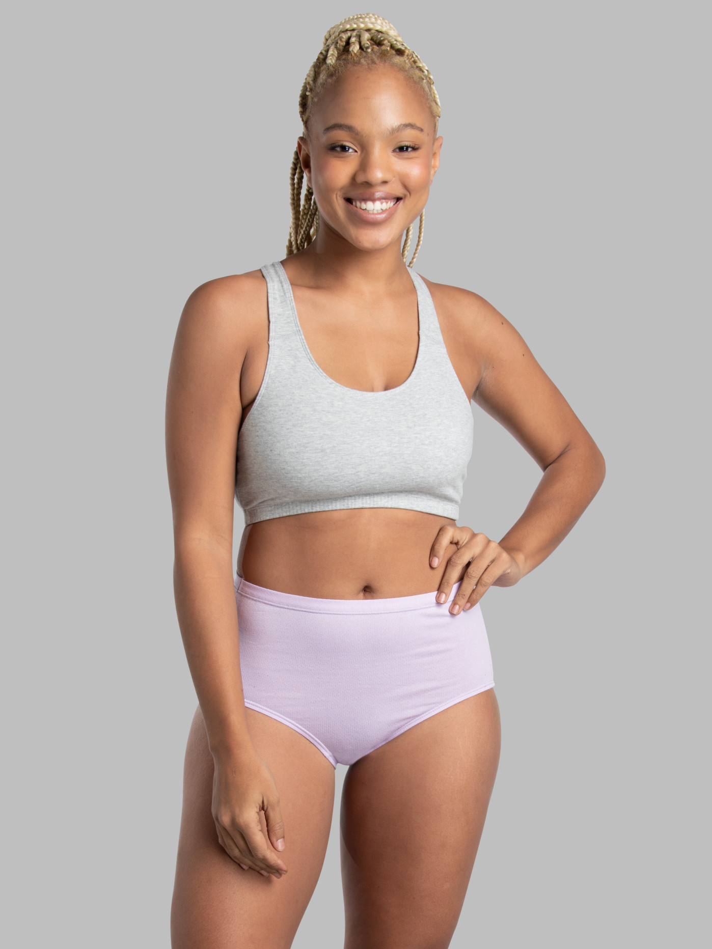 Veeki Womens Seamless Underwear No Show Panties Soft Stretch