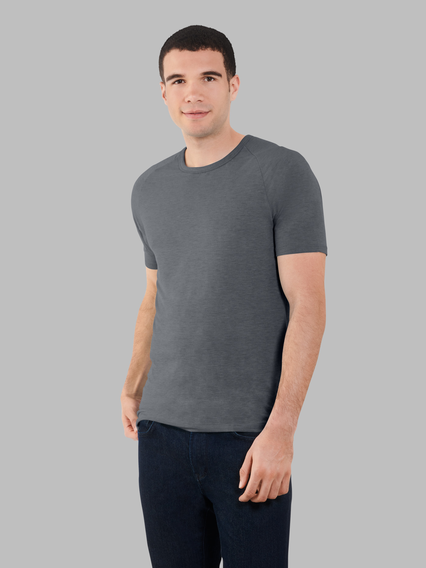 Men's Short Sleeve EverLight™ Raglan T-Shirt, 2 Pack