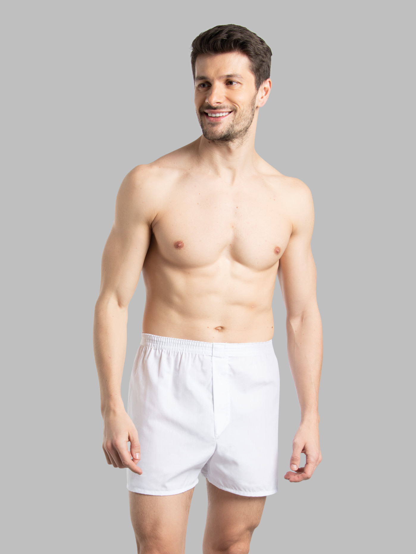 Hanes Men Boxer Breif Classic Style Tag Free| 100% Cotton|Comfort Flex  waistband| White Black & More