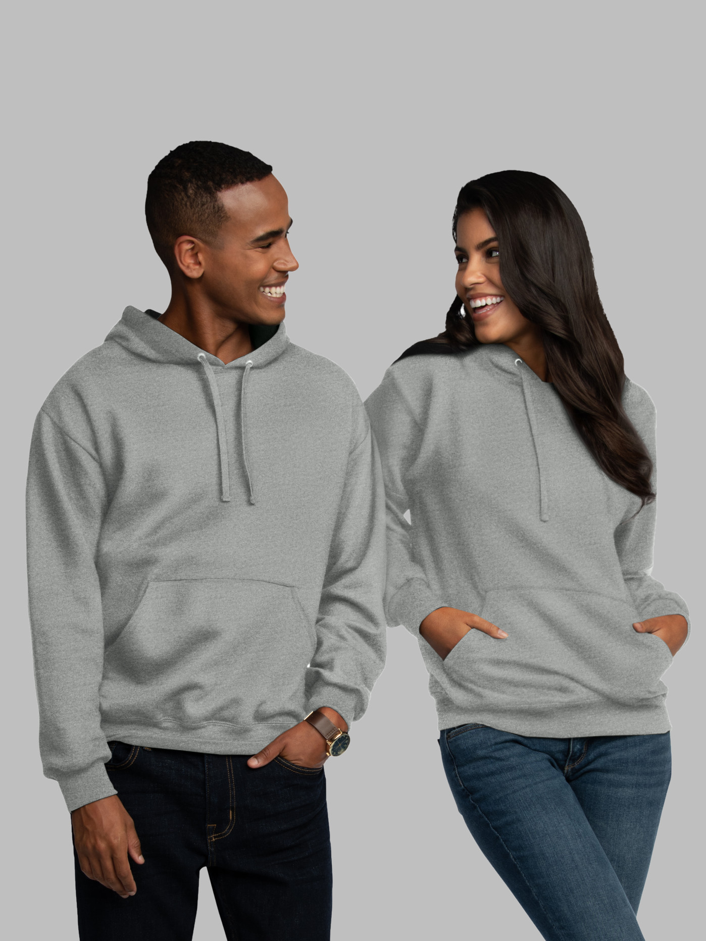 Men's EverSoft Fleece Pullover Hoodie Sweatshirt, 1 Pack